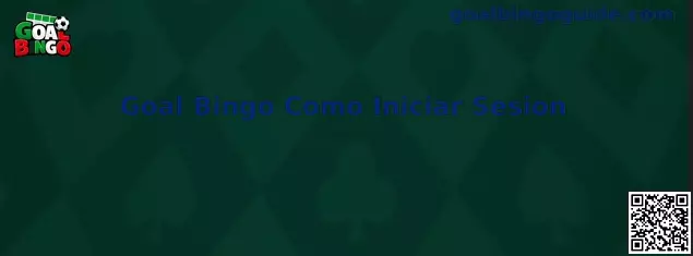 Guía visual para iniciar sesión en Goal Bingo
